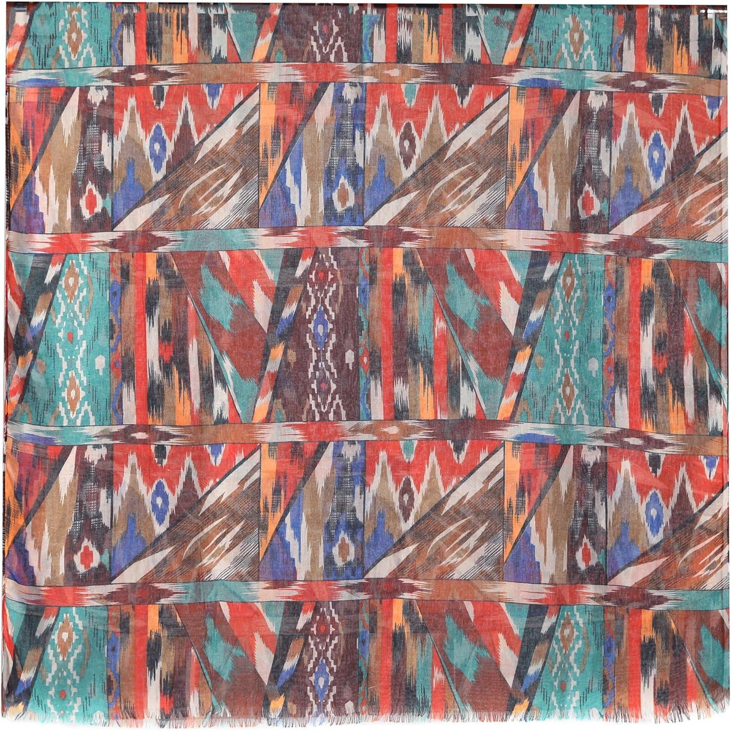 imageMELIFLUOS DESIGNED IN SPAIN Scarf for Women Lightweight Geometric Fashion For Summer Fall Scarves Shawl WrapsMadrid Collections 55  Beige Geometric