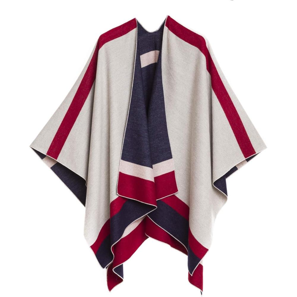 imageWomens Shawl Wrap Poncho Ruana Cape Cardigan Sweater Open Front for Travel Flight CruisesSpecial Edition  Us Color