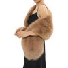 Fur Collar Scarf for Women Faux Fur Scarves Neck Shrug for Fall Winter Coat Dress(Palencia Collection 7 – Camel)