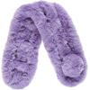 Fur Collar Scarf for Women Faux Fur Scarves Neck Shrug for Spring Fall Winter Coat Dress(Pontevedra Collection 17 – Purple)