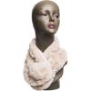 Fur Collar Scarf for Women Faux Fur Scarves Neck Shrug for Spring Fall Winter Coat Dress(Pontevedra Collection 2 – Beige)