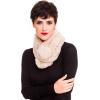 Fur Collar Scarf for Women Faux Fur Scarves Neck Shrug for Spring Fall Winter Coat Dress(Pontevedra Collection 2 – Beige)