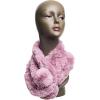 Fur Collar Scarf for Women Faux Fur Scarves Neck Shrug for Spring Fall Winter Coat Dress(Pontevedra Collection 6 – Pink)