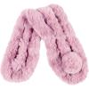 Fur Collar Scarf for Women Faux Fur Scarves Neck Shrug for Spring Fall Winter Coat Dress(Pontevedra Collection 6 – Pink)