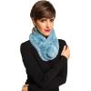 Fur Collar Scarf for Women Faux Fur Scarves Neck Shrug for Spring Fall Winter Coat Dress(Pontevedra Collections 11 – Aqua)