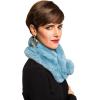 Fur Collar Scarf for Women Faux Fur Scarves Neck Shrug for Spring Fall Winter Coat Dress(Pontevedra Collections 11 – Aqua)