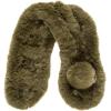 Fur Collar Scarf for Women Faux Fur Scarves Neck Shrug for Spring Fall Winter Coat Dress(Pontevedra Collections 13 – Dark Green)