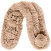 Fur Collar Scarf for Women Faux Fur Scarves Neck Shrug for Spring Fall Winter Coat Dress(Pontevedra Collections 15 – Beige)