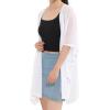MELIFLUOS DESIGNED IN SPAIN Women’s Beach Cover Up Swimsuit Kimono Pareo Sarong Beach Wear Dress for Summer(Marbella Collection 1 – Solid White)