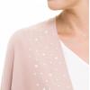 Women’s Shawl Wrap Poncho Ruana Cape Cardigan Sweater Open Front for Travel Flight Cruises(Solid Color With Pearl – Mauve)