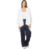 Women’s Shawl Wrap Poncho Ruana Cape Cardigan Sweater Open Front for Travel Flight Cruises(Tarifa Collection – Open Front Poncho – White)