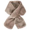 Fur Collar Scarf for Women Faux Fur Scarves Neck Shrug for Fall Winter Coat Dress(Lugo Collection 10.- Khaki)
