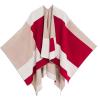 Women’s Shawl Wrap Poncho Ruana Cape Cardigan Sweater Open Front for Travel Flight Cruises(Spanish Design – 1 Geometric Red Beige)