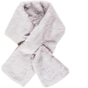 Fur Collar Scarf for Women Faux Fur Scarves Neck Shrug for Fall Winter Coat Dress(Lugo Collection 1 – Light Gray)