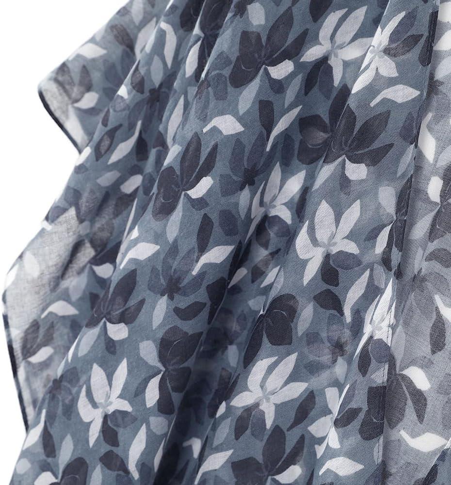 imageMELIFLUOS DESIGNED IN SPAIN Womens Beach Cover Up Swimsuit Kimono Pareo Sarong Beach Wear Dress for SummerMarbella Collection 2 Gray Floral Pattern