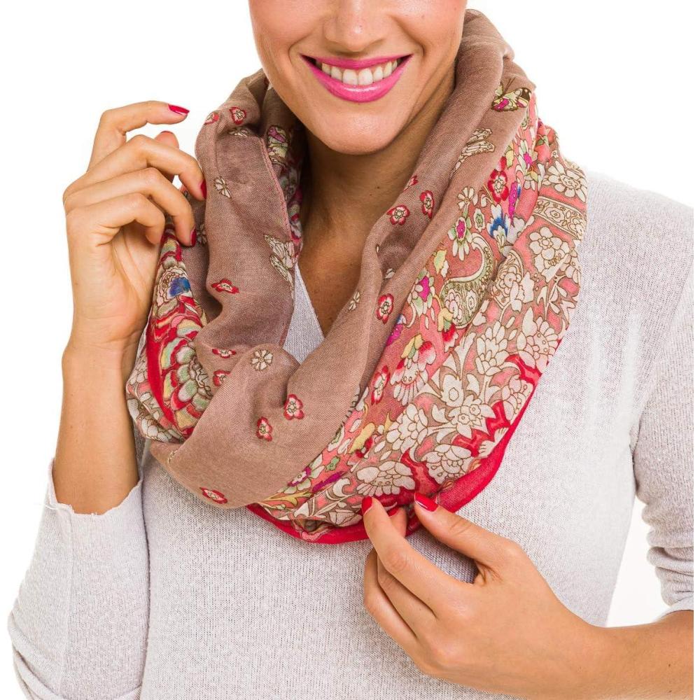 imageInfinity Scarf for Women Lightweight Fashion Scarves for Summer FallIbiza Collections 18  Beige