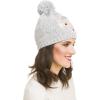Beanie Hat for Girls Boy Kids Junior Children Teenager: Cute Fox Fall Winter Knit Cap for Fall Winter(Grey)