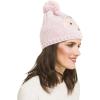 Beanie Hat for Girls Boy Kids Junior Children Teenager: Cute Fox Fall Winter Knit Cap for Fall Winter(Pink)