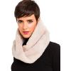 Fur Collar Scarf for Women Faux Fur Scarves Neck Shrug for Fall Winter Coat Dress(Ourense Collection 1 – Beige)