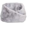 Fur Collar Scarf for Women Faux Fur Scarves Neck Shrug for Fall Winter Coat Dress(Ourense Collection 2 – Gray)