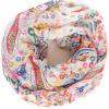 Infinity Scarf for Women Lightweight Fashion Scarves for Summer Fall(Ibiza Collection 1 – White Paisley)