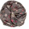 Infinity Scarf for Women Lightweight Fashion Scarves for Summer Fall(Ibiza Collection 5 – Gray Floral)