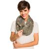 Infinity Scarf for Women Lightweight Fashion Scarves for Summer Fall(Ibiza Collections 10 – Gray Floral)
