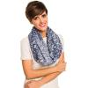 Infinity Scarf for Women Lightweight Fashion Scarves for Summer Fall(Ibiza Collections 16 -Blue Geometric)