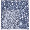 Infinity Scarf for Women Lightweight Fashion Scarves for Summer Fall(Ibiza Collections 16 -Blue Geometric)