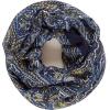 Infinity Scarf for Women Lightweight Fashion Scarves for Summer Fall(Ibiza Collections 19 – Navy Paisley)