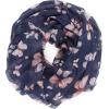 MELIFLUOS DESIGNED IN SPAIN Scarf for Women Lightweight Animal Butterfly Fashion Summer Fall Scarves Shawl Wraps(Malaga Collection 1 – Navy With Butterfly Design)