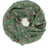 MELIFLUOS DESIGNED IN SPAIN Scarf for Women Lightweight Animal Butterfly Fashion Summer Fall Scarves Shawl Wraps(Malaga Collections 18 – Green With Birds Design)