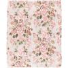 MELIFLUOS DESIGNED IN SPAIN Scarf for Women Lightweight Floral Flower Scarves for Summer Fall Shawl Wrap(Barcelona Collection 4 – Beige Pink Floral)