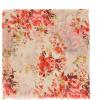 MELIFLUOS DESIGNED IN SPAIN Scarf for Women Lightweight Floral Flower Scarves for Summer Fall Shawl Wrap(Barcelona Collection 8 – Beige Elegant Floral)