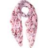MELIFLUOS DESIGNED IN SPAIN Scarf for Women Lightweight Floral Flower Scarves for Summer Fall Shawl Wrap(Barcelona Collections 46 – Pink Floral Design)