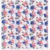 MELIFLUOS DESIGNED IN SPAIN Scarf for Women Lightweight Floral Flower for Summer Fall Scarves Shawl Wrap(Valencia Collections 14 – White Flower)
