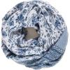 MELIFLUOS DESIGNED IN SPAIN Scarf for Women Lightweight Paisley Fashion for Summer Fall Scarves Shawl Wrap(Cordoba Collection 8 – Blue Floral Pattern)