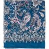 MELIFLUOS DESIGNED IN SPAIN Scarf for Women Lightweight Paisley Fashion for Summer Fall Scarves Shawl Wrap(Cordoba Collections 13 – Blue Paisley)