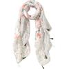 MELIFLUOS DESIGNED IN SPAIN Scarf for Women Lightweight Paisley Fashion for Summer Fall Scarves Shawl Wrap(Madrid Collections 52 – Beige Floral)