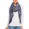MELIFLUOS DESIGNED IN SPAIN Scarf for Women Lightweight Paisley Fashion for Summer Fall Scarves Shawl Wrap(Sevilla Collection 2 – Navy Chintz)