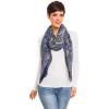 MELIFLUOS DESIGNED IN SPAIN Scarf for Women Lightweight Paisley Fashion for Summer Fall Scarves Shawl Wrap(Sevilla Collection 2 – Navy Chintz)
