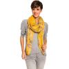 MELIFLUOS DESIGNED IN SPAIN Scarf for Women Lightweight Paisley Fashion for Summer Fall Scarves Shawl Wrap(Sevilla Collection 3 – Yellow Floralpattern)