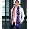 MELIFLUOS DESIGNED IN SPAIN USA American Flag Scarf for Women and Men Unisex Lightweight Long Soft Scarves for Summer Fall(Usa Design Collection – Especial Edition 4)