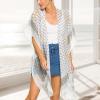 MELIFLUOS DESIGNED IN SPAIN Women’s Beach Cover Up Swimsuit Kimono Pareo Sarong Beach Wear Dress for Summer(Bc-f010-6)