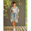 MELIFLUOS DESIGNED IN SPAIN Women’s Beach Cover Up Swimsuit Kimono Pareo Sarong Beach Wear Dress for Summer(Bc-nf112-5)