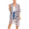 MELIFLUOS DESIGNED IN SPAIN Women’s Beach Cover Up Swimsuit Kimono Pareo Sarong Beach Wear Dress for Summer(Bc-nf163-15)