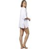 MELIFLUOS DESIGNED IN SPAIN Women’s Beach Cover Up Swimsuit Kimono Pareo Sarong Beach Wear Dress for Summer(Retiro Collection 1 – Solid Color White)