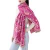MELIFLUOS DESIGNED IN SPAIN Women’s Fashion Scarves Long Shawl Cardigan Wrap Large Warm Long Scarves(Palma Design – Fuschia Paisley)