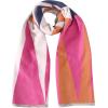 MELIFLUOS DESIGNED IN SPAIN Women’s Fashion Scarves Long Shawl Cardigan Wrap Large Warm Long Scarves(Palma Design – Fuschia and Beige Block)