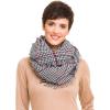 MELIFLUOS DESIGNED IN SPAIN Women’s Fashion Scarves Long Shawl Cardigan Wrap Large Warm Long Scarves(Segovia Collection 15 – Black and White Checker)
